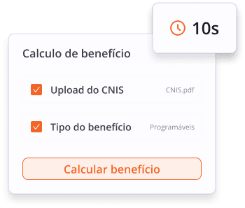 Demonstração de opções dentro de cálculos previdenciários