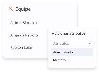 Demonstração de funcionamento de equipes