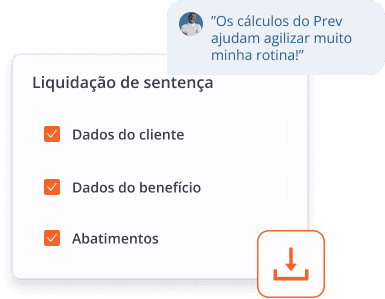 Imagem de edição de liquidação de sentença