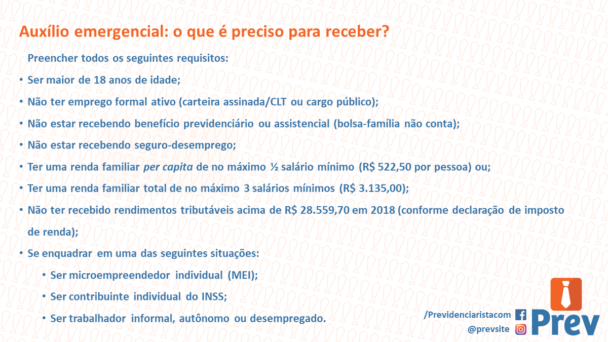 Auxílio emergencial em virtude do coronavírus - quem tem direito e como receber