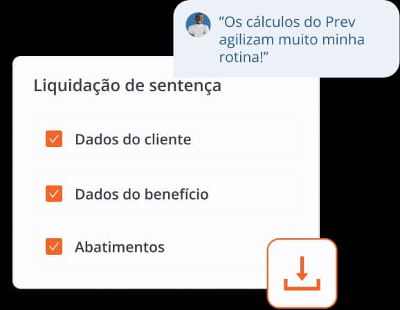 Imagem de edição de liquidação de sentença