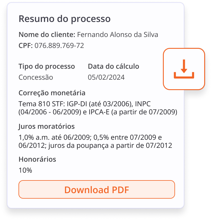 Demonstração de geração de relatórios e PDF